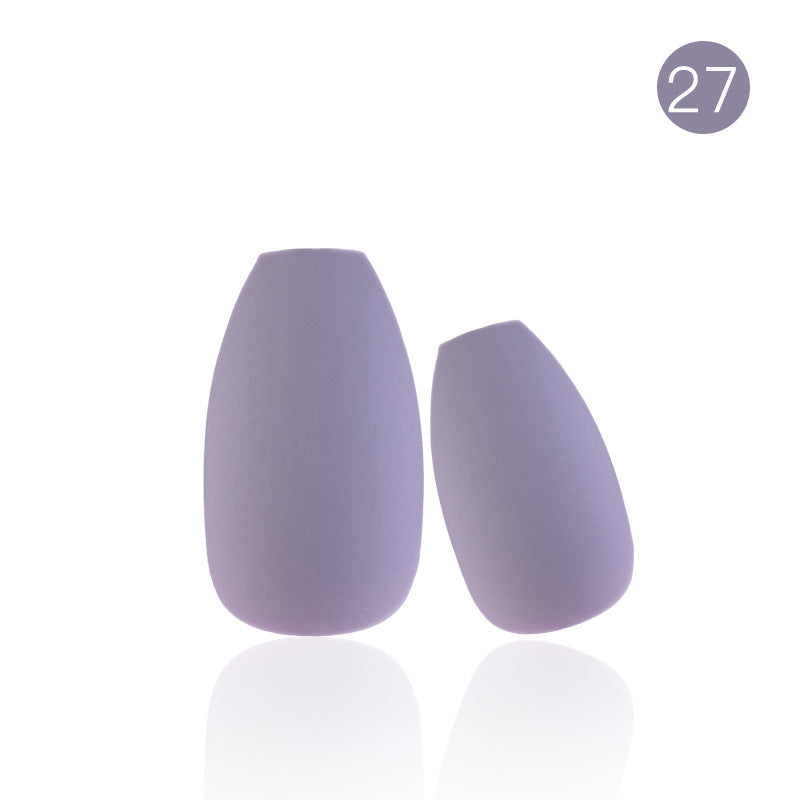 Wholesale Matte Full Sticker Solid Color Plastic Nail Stickers